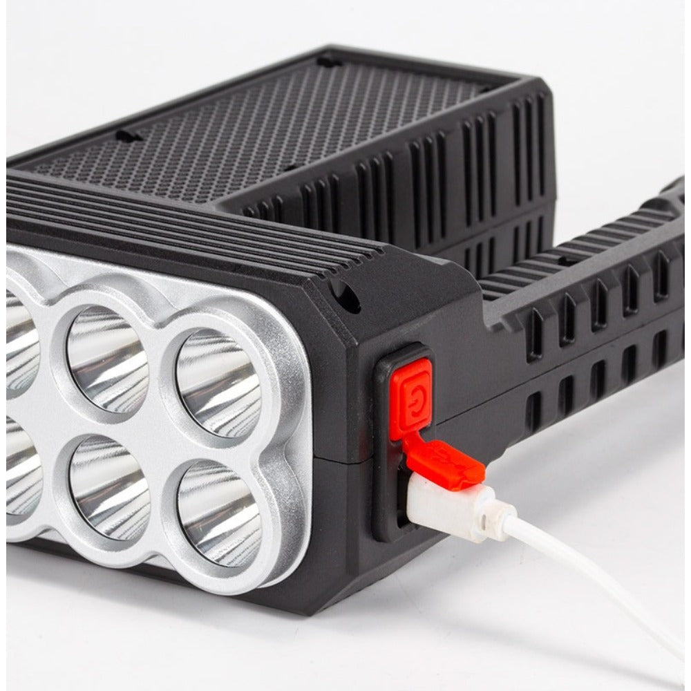 SolarBeam™ Linterna Multifuncional 8 LED Recargable