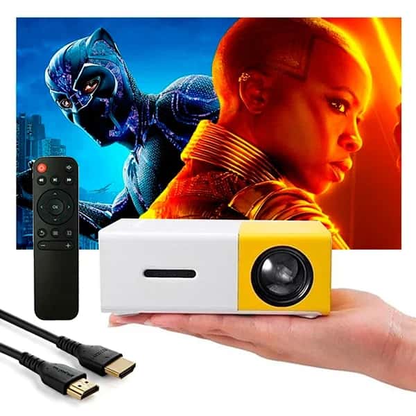 HomeCinema™ - Proyector LED Portátil 4K con Conectividad Universal