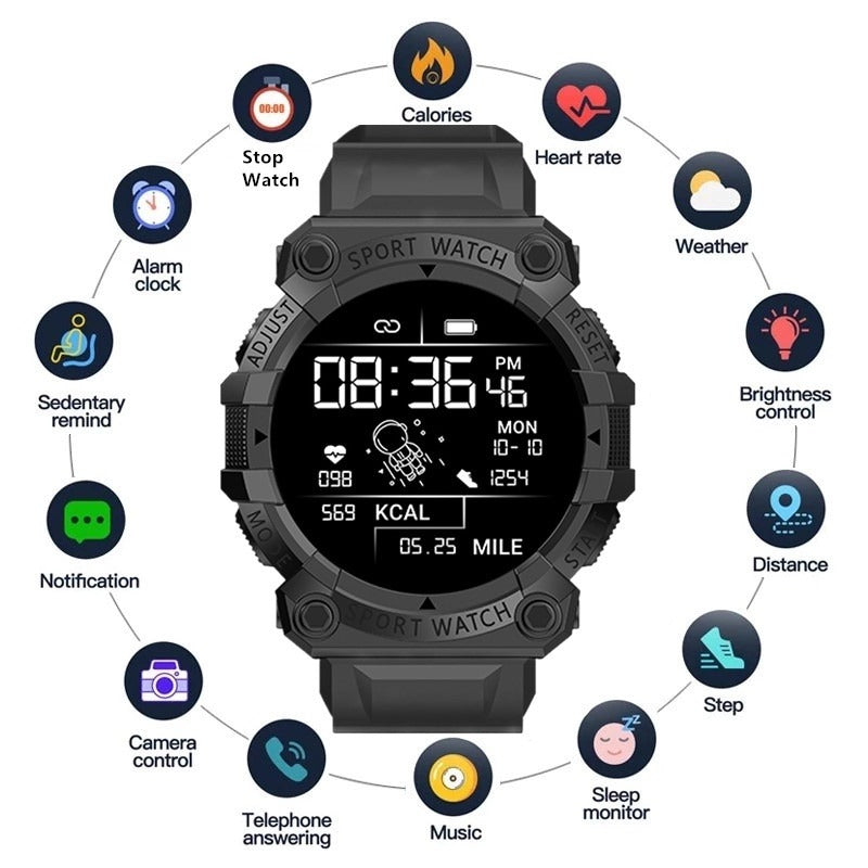 FitTrack™ - Smartwatch FD68 con Pantalla