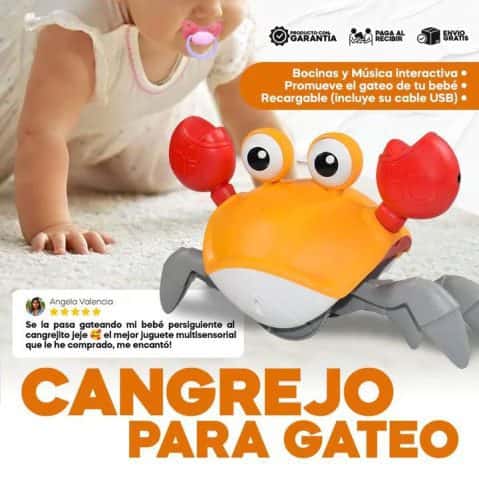 CrabDance™ - Cangrejo Eléctrico Musical Interactivo