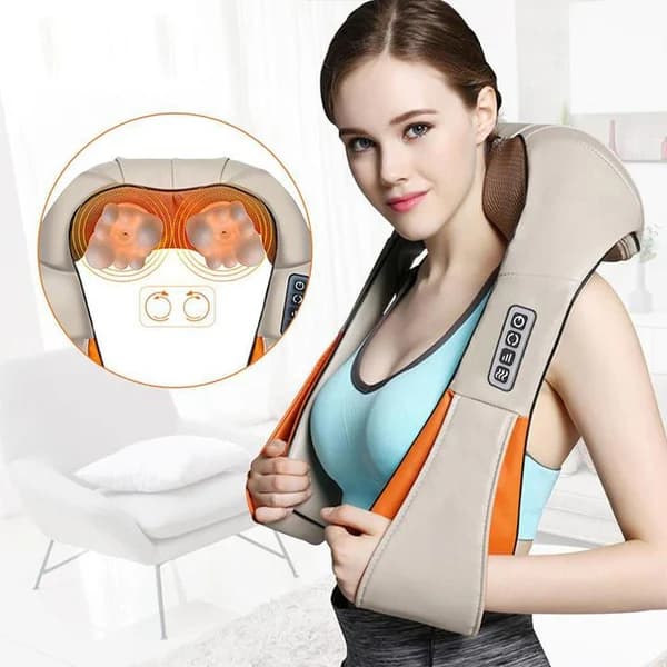 ShiatsuPro™ - Masajeador de Cuello con Calor Infrarrojo