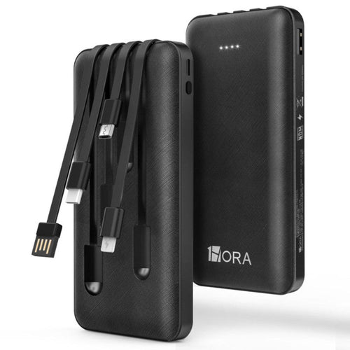 1hora Power Bank Portátil 4cables Gar148