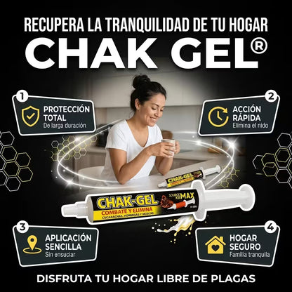 CHAKGEL®  La Solución Contra las Cucarachas