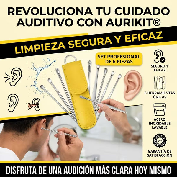 AurisKit® – Set Profesional para Limpieza de Oídos