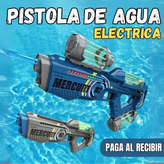 Pistola de Agua Electrica Con Luces RGB