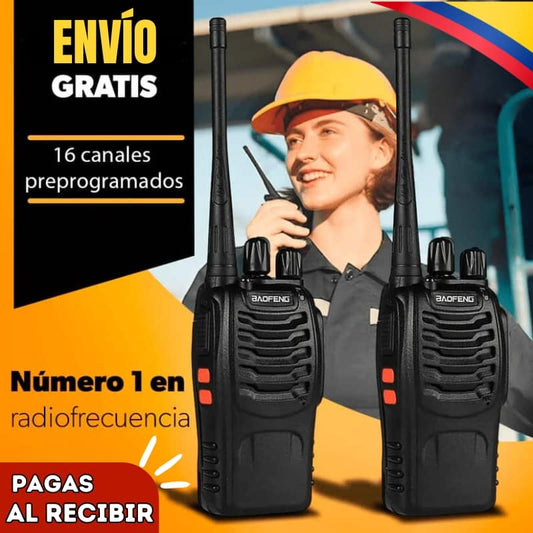 2 Radios Walkiepro™  + Envio Gratis