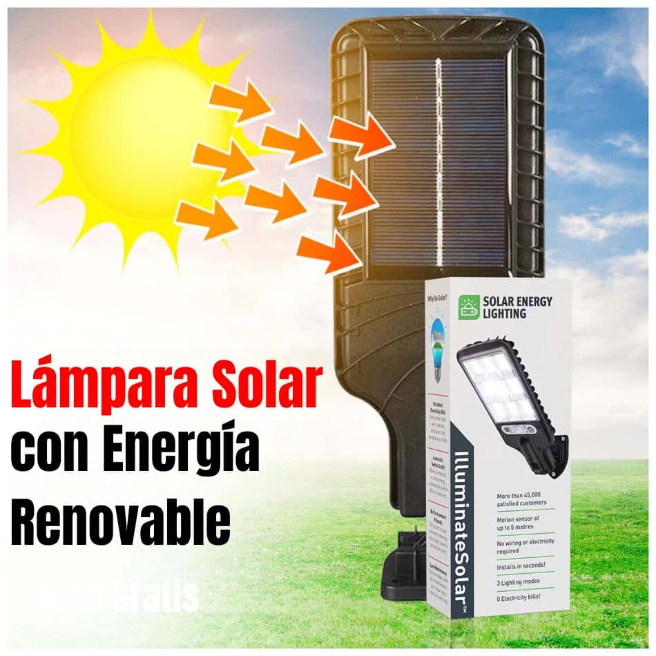 Lampara Solar Con Sensor De Movimiento - Super Bright®