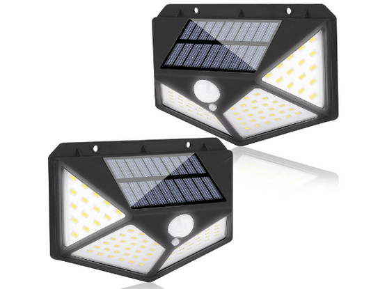 Lampara solar de exterior 100 led