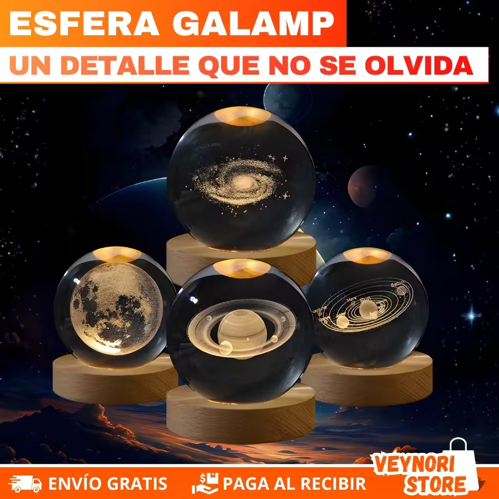 Galamp® - Lámpara Galáctica con Iluminación LED