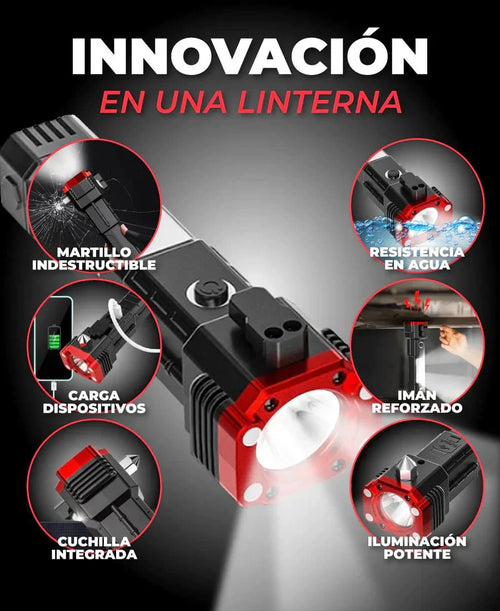 Linterna 6 En 1 Indestructible Power Lume + Envió Gratis