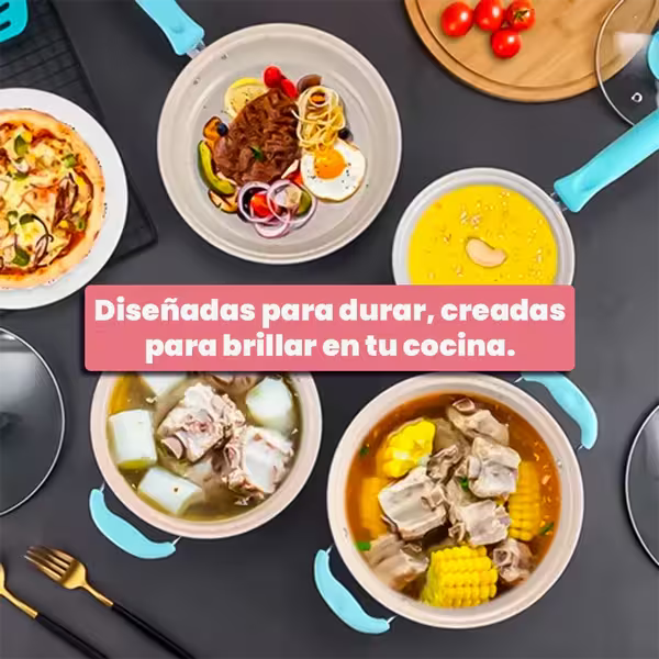 Vitalcook® Juego de Ollas Antiadherentes - 13 Piezas