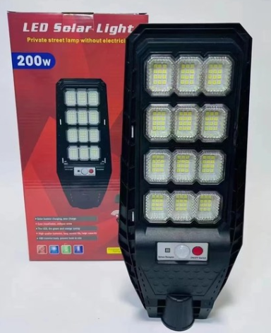 LAMPARA SOLAR DE 200W RECARGABLE