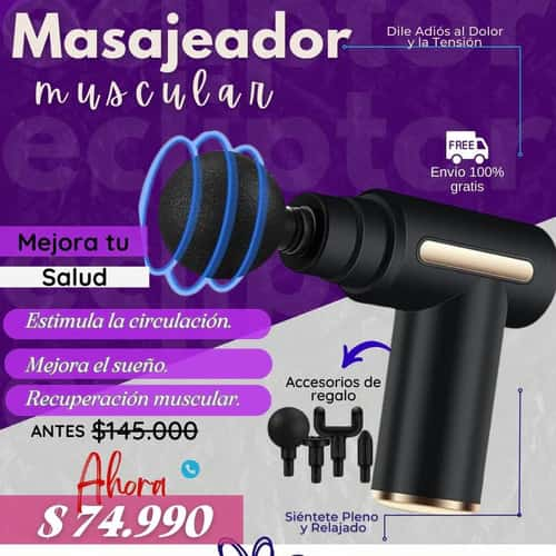 Masajeador Profesional 5 EN 1 PortaRelief®