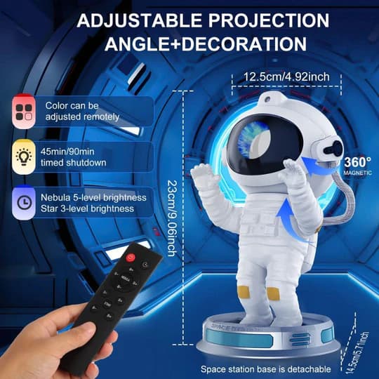 AstroVisor™ - Proyector de Galaxia Astronauta